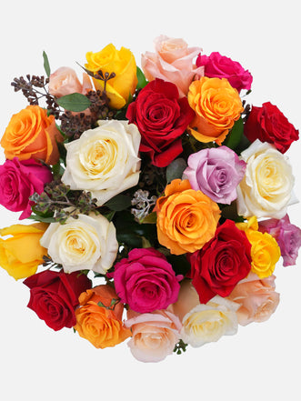 24 Assorted Roses